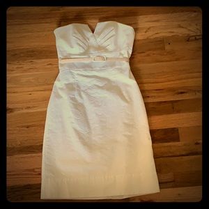 Strapless White House Black Market Cocktail Dress